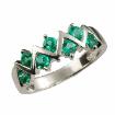 Mt. St. Helens 7 Stone Sterling Ring
